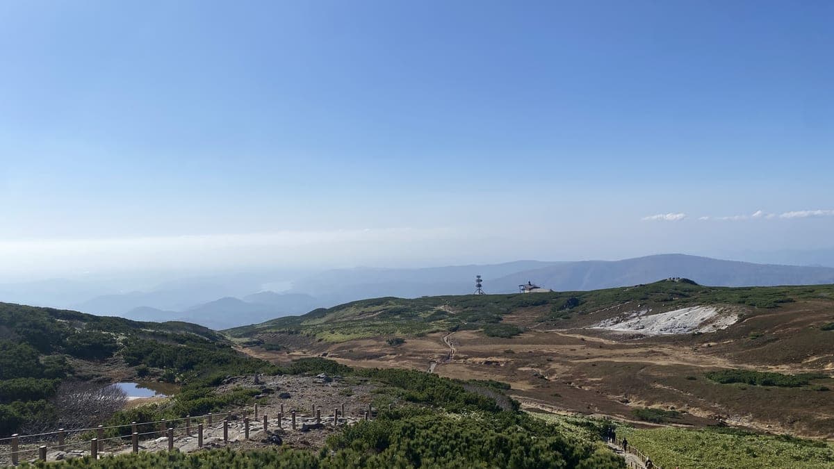 秋の富良野の風景